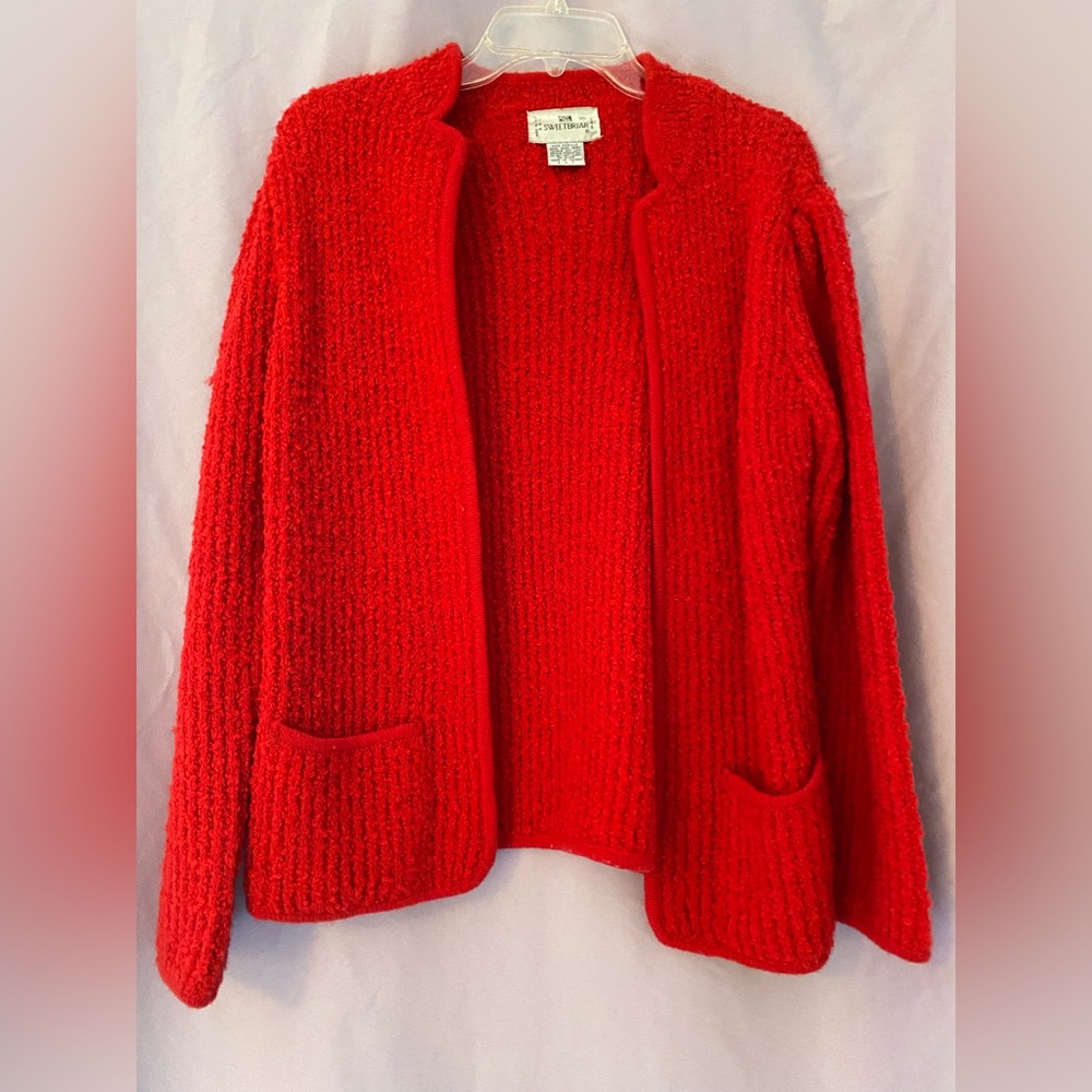 Warm knitted vintage cardigan